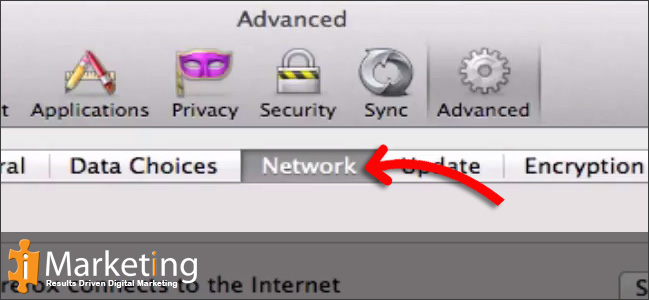 Step 4 Click on the Network tab